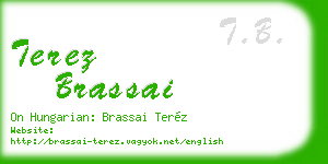 terez brassai business card